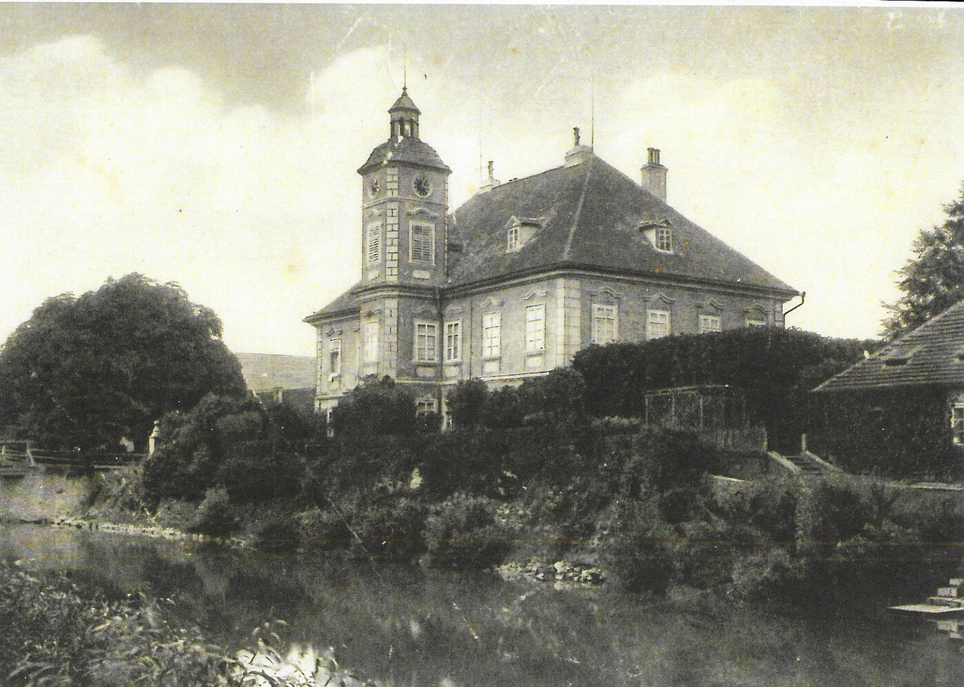 Zámek Štěnovice - historické foto